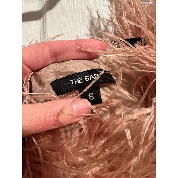 New *FLAW* The Bar Andre Dress in Champagne Size 6 REVOLVE MSRP $498 - Picture 5 of 9